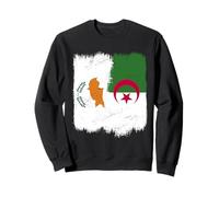 Cipro Algeria Mezza Bandiera Cipro Algeria Patrimonio algerino Felpa