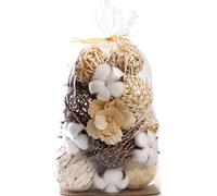 CIR OASES Palline decorative assortite sferiche ramoscelli in rattan palline di vimini in cotone per ciotole e vasi riempitivi sfere sfere riempitrice centrotavola decorazione per la casa