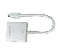 Circa 18 cm Mini DisplayPort a VGA Cavo Adattatore per Apple MacBook, Colore: Bianco
