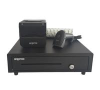 Circa appPOSPACK4180-2D Stampante termica Ethernet con cassetto e lettore 2D, rotoli inclusi