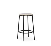 Circa Sgabello Bar H65 Nero/Rovere