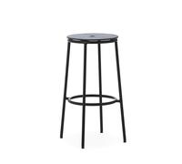 Circa Sgabello Bar H75 Nero/Rovere Nero