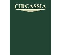 CIRCASSIA - Custom Dark-Green Cover Notebook - Daily Planner - 6x8": 70 pages - Four-Section-Lined Pages - Cream Paper Interior
