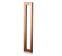 CIRCIR 44cm/60cm/80cm/100cm/120cm/150cm Long Office/Bank Doors Konb,Door Pull for Interior/Exterior Gates, Mounted Back to Back(Rose Gold,120cm/47inch)