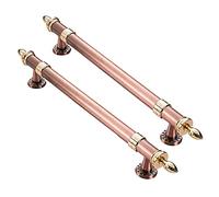 CIRCIR Double-Side H-Shape/Ladder Sliding Door Handle,Barn Door Handles Door Handles Gate Handles, for Interior and Exterior Doors(Red Bronze,60cm/23.6in)