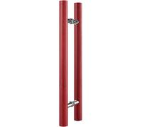 CIRCIR Double Sided Wooden Side Mount Handle for Interior & Exterior Gates,40/60/80 cm Long Sliding Barn Door Handle(Red,80cm/2.6ft)