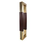 CIRCIR Heavy Duty Gate Handles Double-Side H-Shape/Ladder Door Handles,Rustic Barn Door Handles, for Glass/Wooden/Sliding Barn Door(Black Walnut,80cm/31.5in)