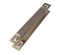 CIRCIR Heavy Duty Handrail Double-Side Gate Handles Door Handles,Rustic Style Barn Door Handles and Pulls, for Glass/Wooden Door(Green Bronze,60cm/23.6in)