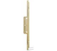 CIRCIR Solid Aluminum Modern Barn Door Handles for Office/Hotel Front Doors,Interior Exterior Door Pull Push Handle -16/24/32/40/48inch,Double Side Mounted(Bronze,100cm/39.4in)