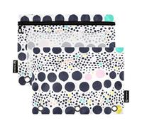 Circle Art (13) Astuccio porta matite per documenti a 3 anelli cartella con 3 anelli per la scuola contenitore