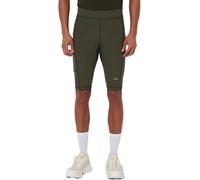 Circle - Calzoncini da trail running a compressione da uomo - Hit The Road Compressive Shorts Moss per Uomo - Taglia M - Verde