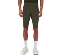 Circle - Calzoncini da trail running a compressione da uomo - Hit The Road Compressive Shorts Moss per Uomo - Taglia L - Verde