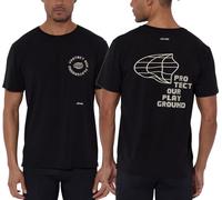Circle - Maglietta da trail running - Iconic Manifesto T-Shirt M Onyx in Pelle - Taglia S - Grigio