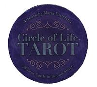 Circle of life tarot. Ediz. multilingue. Con Libro in brossura: 78 Tarot Cards in Round Shape