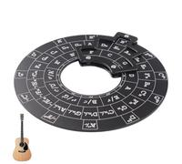 Circlee of Fifths Wheel - Robusto strumento melodico, per chitarra con | cerchio, tabella di progressione degli accordi per trasposizione del quinto cerchio, strumento per imparare la chitarra melod