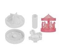 Circler Elastomero Gioielli Cast Liscio Viso Piano Bother Imprese gratuite Esemplare per le attività del genitore del bambino Viso liscio Gioielli in Silicone Cast