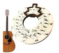 Circlle Of Fifths Wheel Tool - Backk To Schooll Music Learning Tool | Circlle Of Fifths Melody Tooll | Cerclle Off Fifthss Wheel & Theory Book | Strumento di corda melodia rotondo in legno per