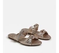Circo By Sam Edelman Marissa Plissettato Oro Sandali Donna US Taglie 6-10 Nuovo