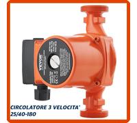 Circolatore per caldaia pompa elettropompa riscaldamento termocamino 25-40/180
