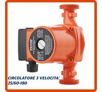 Circolatore per caldaia pompa elettropompa riscaldamento termocamino 25 60-180