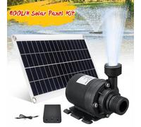 Circolazione Acqua Efficiente con Kit Pompa Acqua Solare 800Lh DC e Pannello 50W