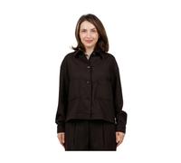 Circolo 1901 - Giacca taglio camicia in flanella lana e cashmere - -Jackets -Donna -Marrone -XS