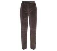Circolo 1901 - Pantalone Diritto Velluto Liscio - - Trousers - Donna - Marrone - L