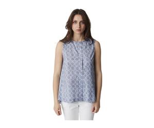 Circolo 1901 - Top senza maniche per un look elegante - -Tops -Donna -Blu -S