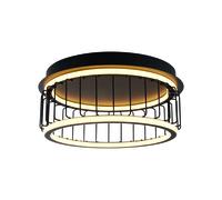 Circolo Cage Flush - Metallo nero e silicone bianco