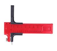 Circolo della bussola Cutter Rotary Circoli perfetti pellicola di carta in gomma in gomma Strumento hardware Red