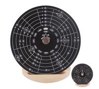 Circolo Delle Quinte | Circolo Della Quinta Ruota | Disco Di Teoria Musicale | Supporto Per Supporto In Legno Per Teoria Musicale, Disco In Alluminio Per Quinte Arrotondate, Disco Per Teoria Musicale