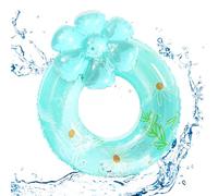 Circolo Nuoto Margherita Blu, Anello Di Nuoto Gonfiabile Per Adulto, Swim ring Anello Trasparente Cerchio In Gomma Di Adulto Marino, In Piscina Estiva Per Adolescente Ragazze