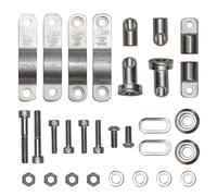 Kit Montaggio Paramani Circuit p4 per Manubrio di Alluminio Di D 22 MM Moto