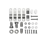 Kit Montaggio Paramani Circuit p4 per Manubrio di Alluminio Di D 22 MM Moto