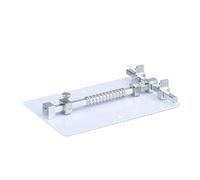 Circuit Board Holder Motherboard Soldering Repair Clamping Tool Portable Fixed Stand with IC Grooves Anti Slip Support Clamp Electronics Repair for Men Women,120 x 80 mm Size