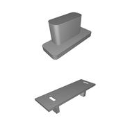 Circuit Board Mount for Athearn BlueBox Motors Compatible with TCS DCC System
