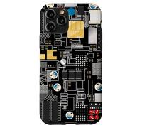 Circuit Board Pattern Motherboard Design for Tech Geeks Custodia per iPhone 11 Pro