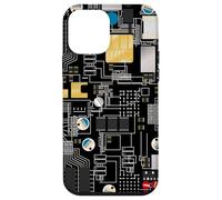 Circuit Board Pattern Motherboard Design for Tech Geeks Custodia per iPhone 12 mini