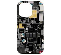 Circuit Board Pattern Motherboard Design for Tech Geeks Custodia per iPhone 13 Pro