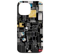 Circuit Board Pattern Motherboard Design for Tech Geeks Custodia per iPhone 13 Pro Max