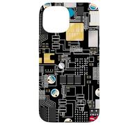 Circuit Board Pattern Motherboard Design for Tech Geeks Custodia per iPhone 15