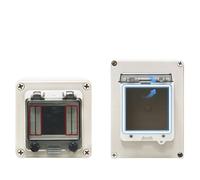 Circuit Breaker 2/3/4/5/6/8/10/12/13/16/18 Way IP66 Waterproof Electrical Distribution Box PC ABS Plastic MCB Power junction Box(06A 175x130x125mm)