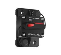 Circuit Breaker, Electronic Battery Protector, Black Reliable Power Protection, Overload Safety Switch, Trolling Motor for Marine, Vehicle Audio, Electrical System, Boats,