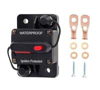 Circuit Breaker with Reset Button - 60A Automotive Current Overload Protector, Heavy Duty Manual Reset Design Stable Power Control Reliable Performance Build | Ideal for Car Audio Amplifier Wiring Saf