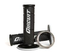Circuit Equipment Electra Racing Handgrips Black and White