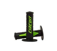 Circuit Equipment - Manopole Electra Racing - sistema lock-on, controllo preciso e polimero confortevole - moto off-road e dual-sport - nero/verde
