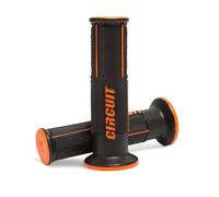 CIRCUIT EQUIPMENT - Manopole Speed Forata Colore Nero-arancione (rif. circuit: Ma053-219) - SPEDIZIONE GRATUITA