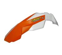 Parafanghi Anteriore Circuit Stealth Bianco-Arancio Moto Motore
