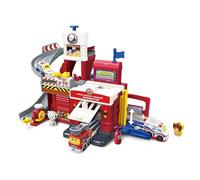 VTech Allez-y Caserne de pompiers Smart Wheels Rescue Tower Tut Bolides Tour Auto, Multicolore, Taille Unique, 543005