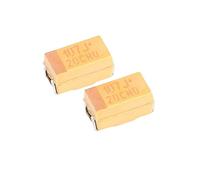 Circuiti di controllo 10pcs 3216 100uF 6.3V 6V3 107 107J Condensatore al tantalio SMD